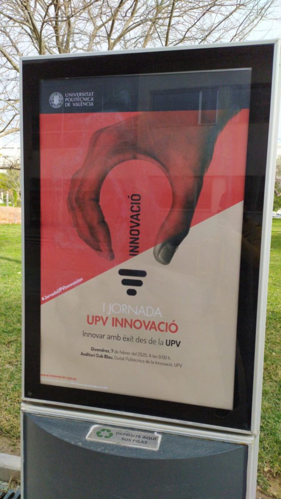 Cartel Jornada UPV Innovacion