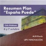 Ciclo de webinars «Plan España Puede» – parte 1 –